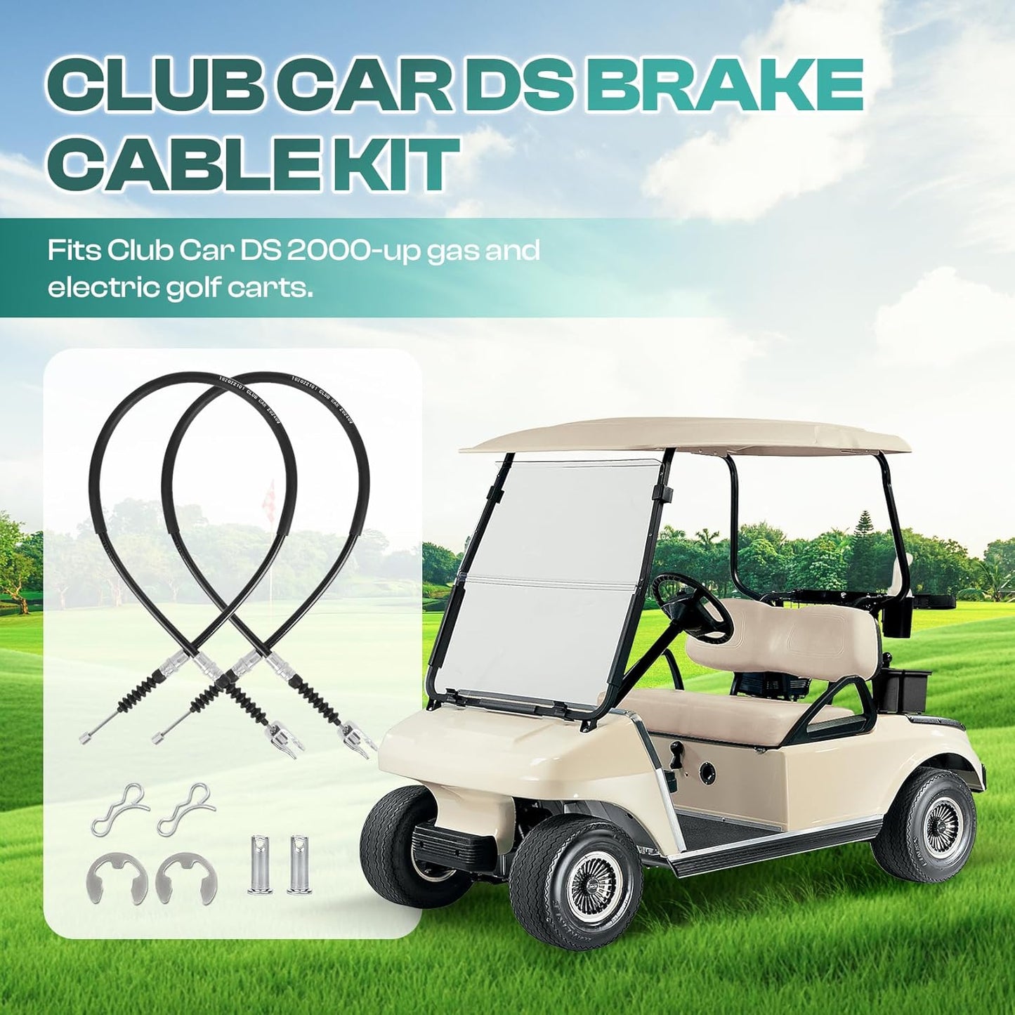 Club Car DS brake cable kit — view 8