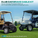 2 pcs Club Car Precedent brake cable — view 7
