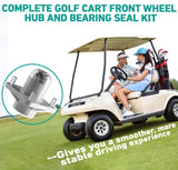 Club Car DS front hub assembly — view 7