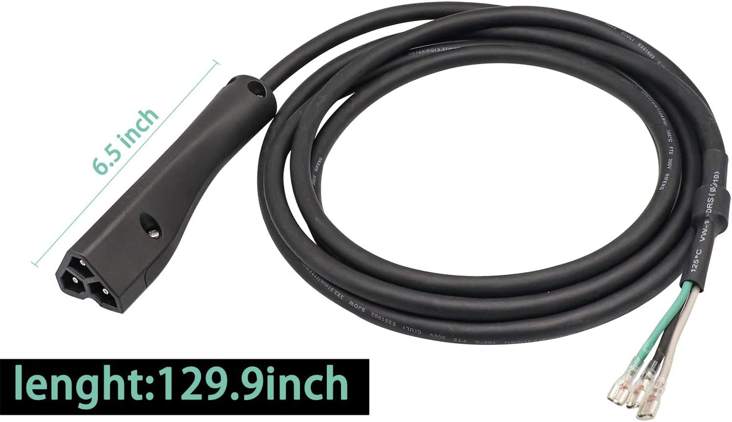 48V EZGO RXV charger plug connector — view 4