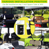 Golf cart sand bottle assembly — view 6