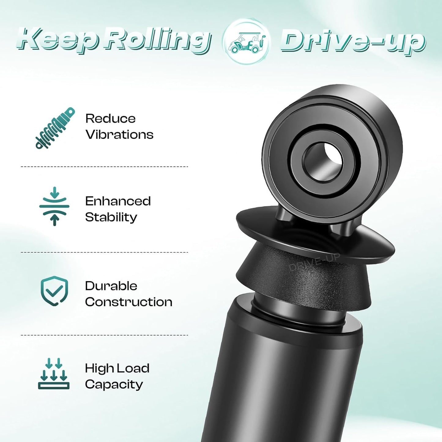 EZGO RXV rear shock absorbers — view 3