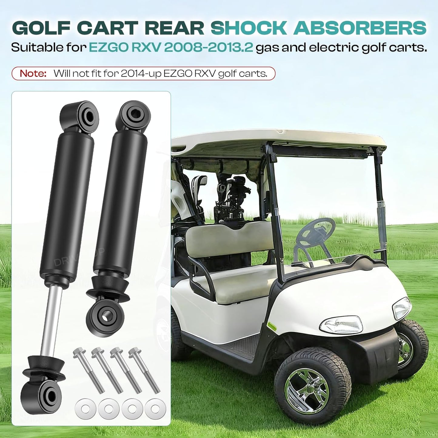 EZGO RXV rear shock absorbers — view 4