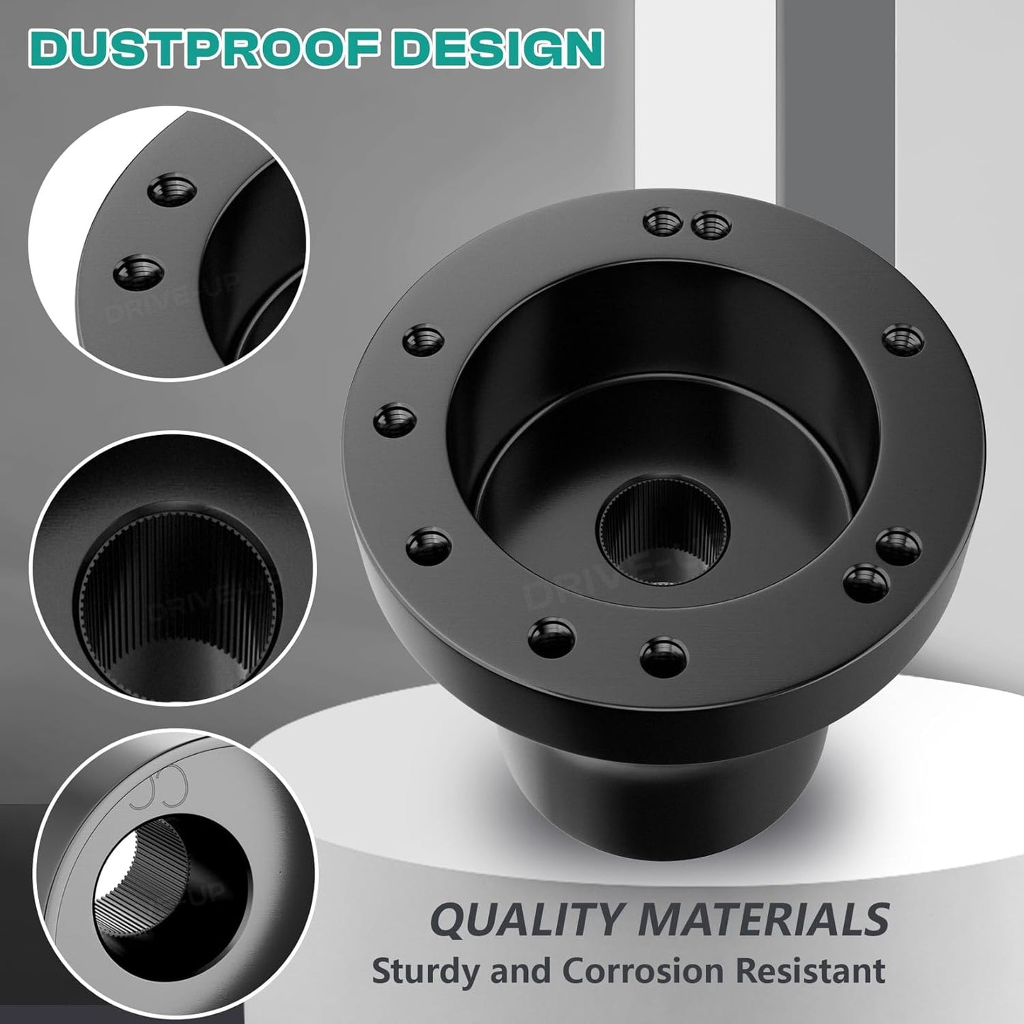 Club Car DS steering wheel adapter — view 3