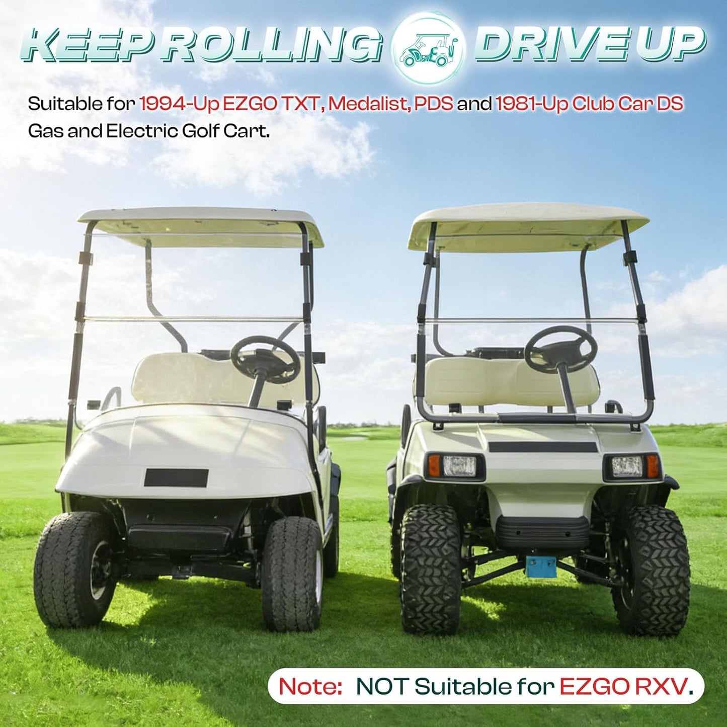 EZGO TXT rear leaf spring bushing kit — view 3