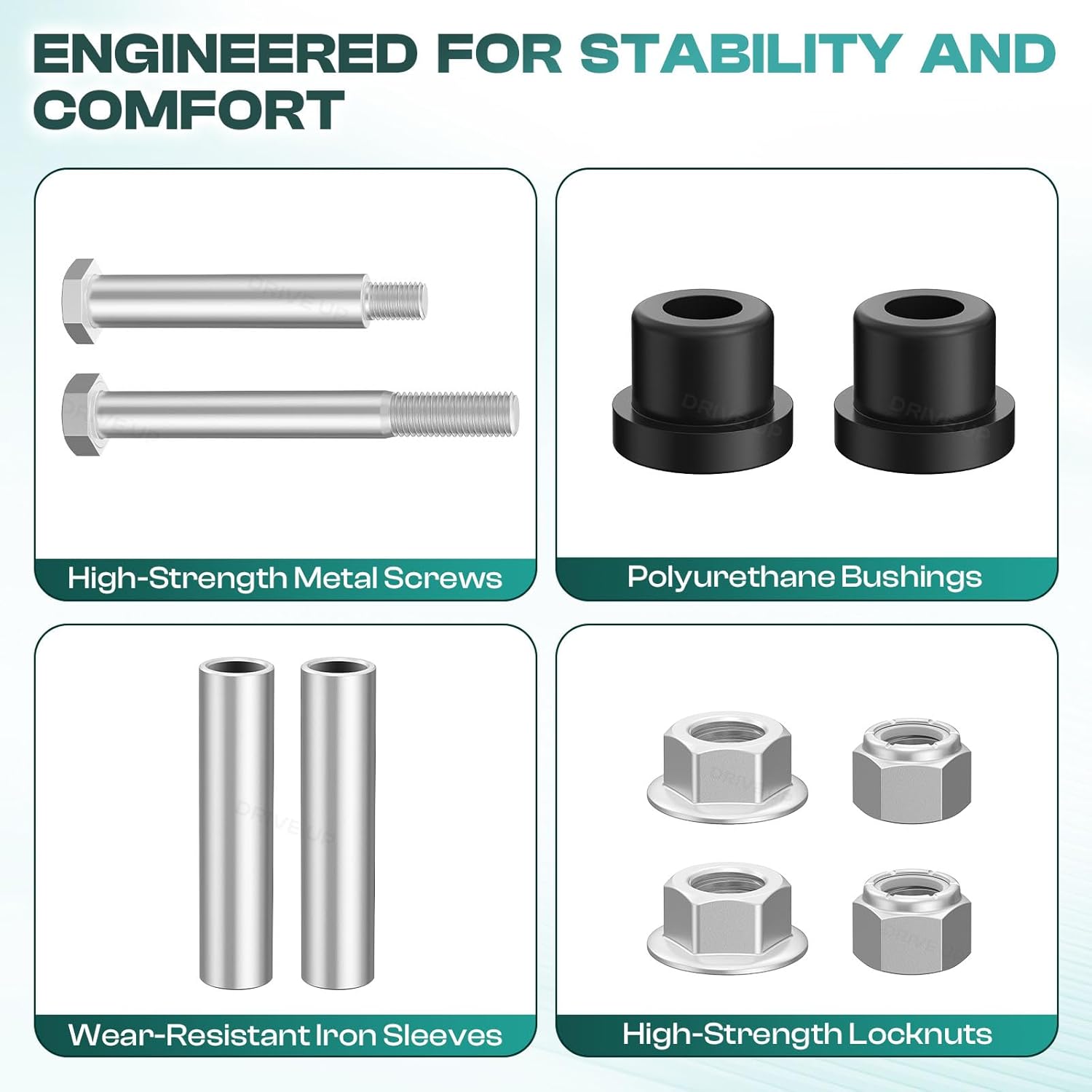 EZGO TXT rear leaf spring bushing kit — view 4