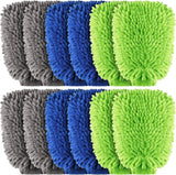 12 pcs microfibre car wash mitts — view 2