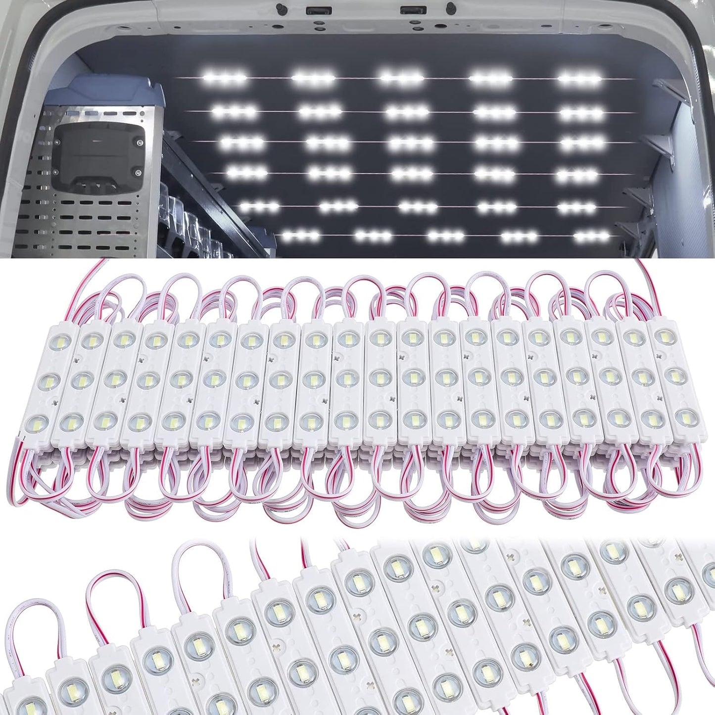 12V 300 LED interior van light kit — view 2