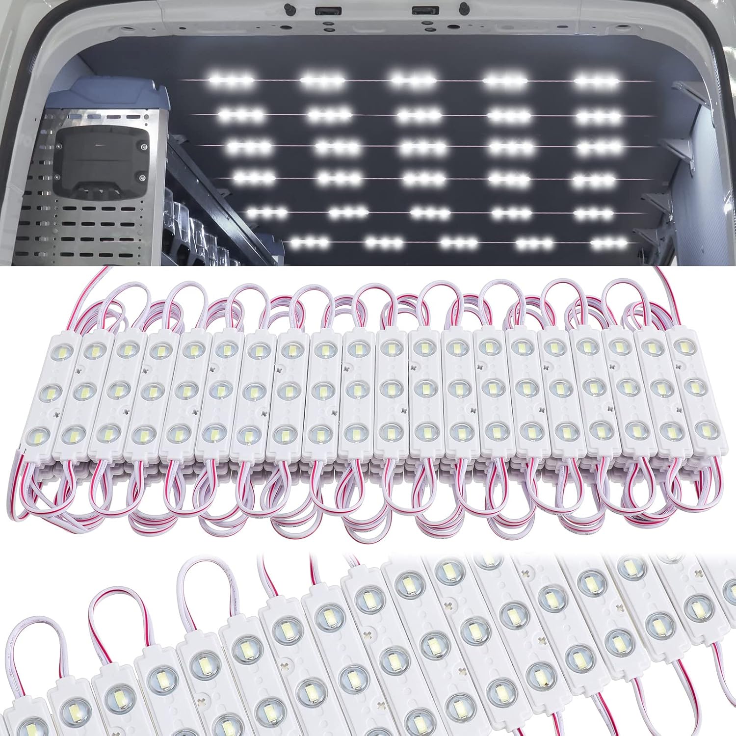 12V 300 LED interior van light kit — view 2