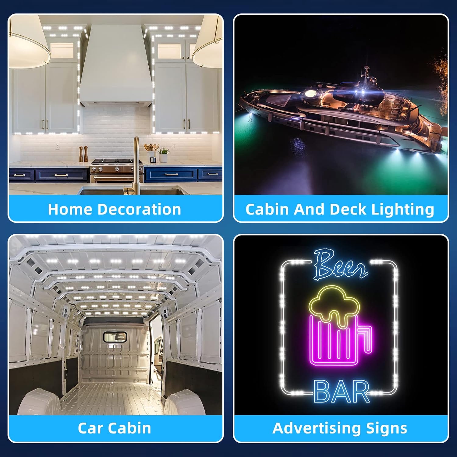 12V 300 LED interior van light kit — view 8