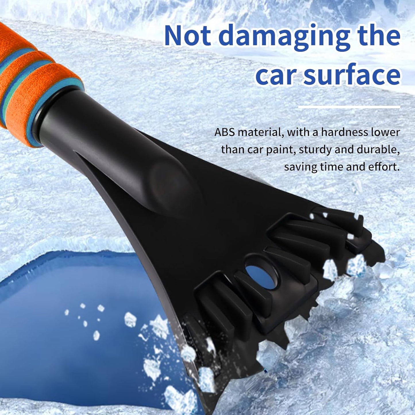 26.7 inch snow brush and ice scraper — view 5