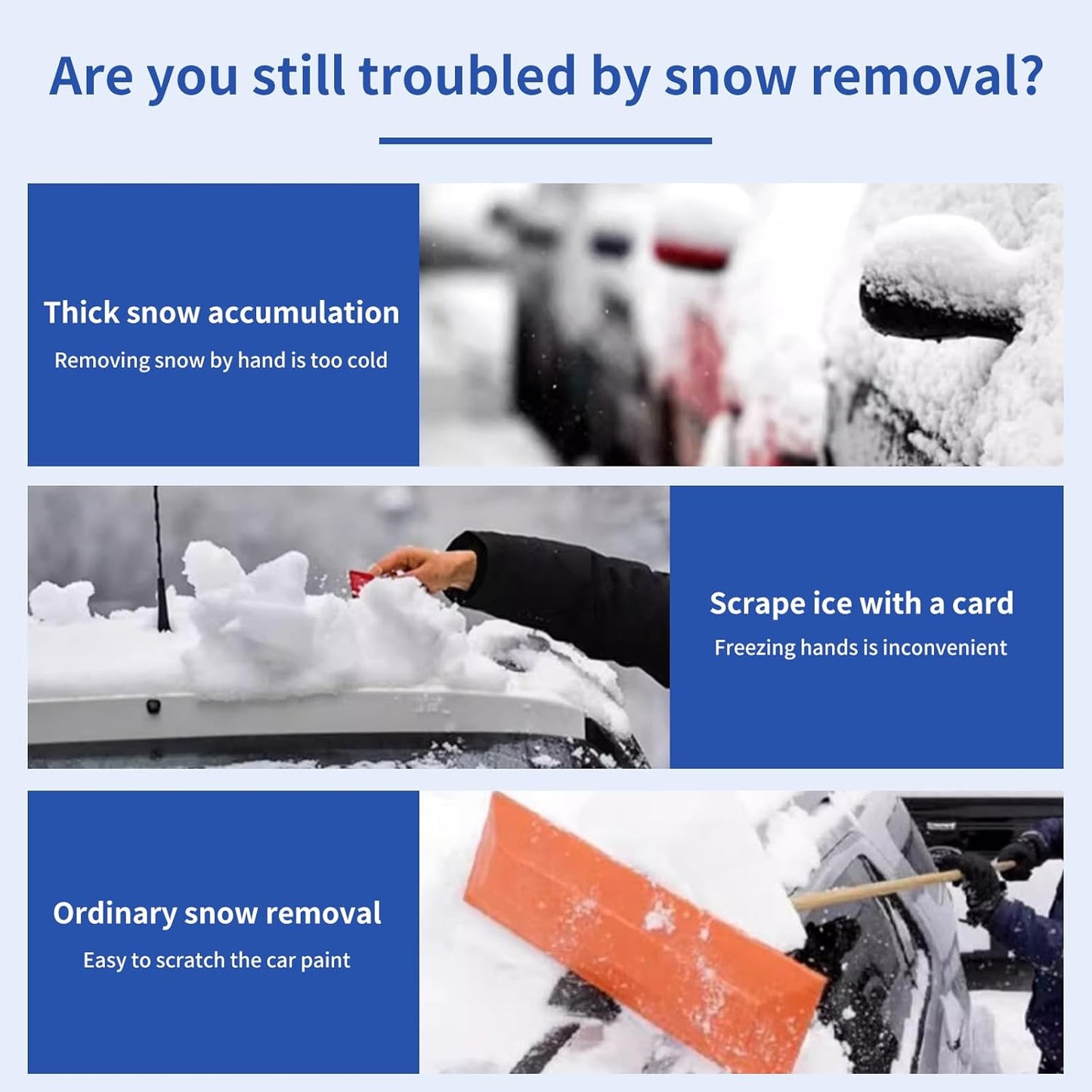 26.7 inch snow brush and ice scraper — view 8