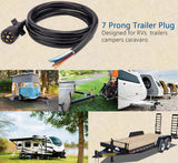 7 pin trailer wiring harness 6 feet — view 8