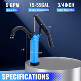 55 gallon manual drum barrel pump — view 4