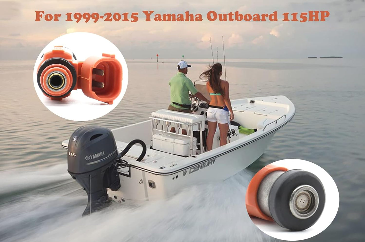 CDH210 OE fuel injectors Yamaha 115HP — view 5