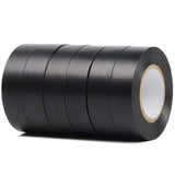 Black PVC insulation tape 6 pack — view 2