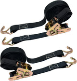 Ratchet tie down straps 800kg 2 pack — view 2