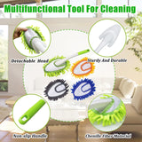 Microfiber cloth brush with replaceable heads — view 6