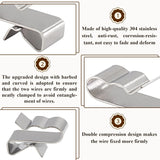 Biaungdo 30 piece stainless steel wire clips — view 4