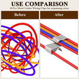 Biaungdo 30 piece stainless steel wire clips — view 5