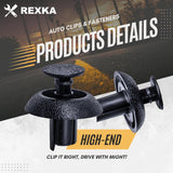 Rexka 20 piece Toyota engine cover clips — view 5