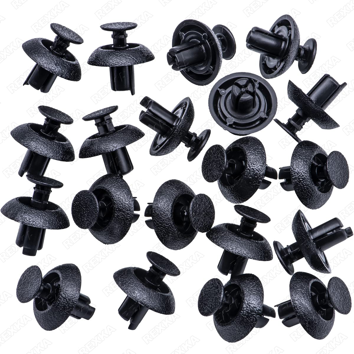 Rexka 20 piece Toyota engine cover clips — view 7