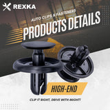 Rexka 20 piece Toyota splash shield clips — view 4