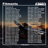 Rexka 20 piece Toyota splash shield clips — view 5