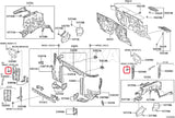 Rexka 20 piece Toyota splash shield clips — view 7