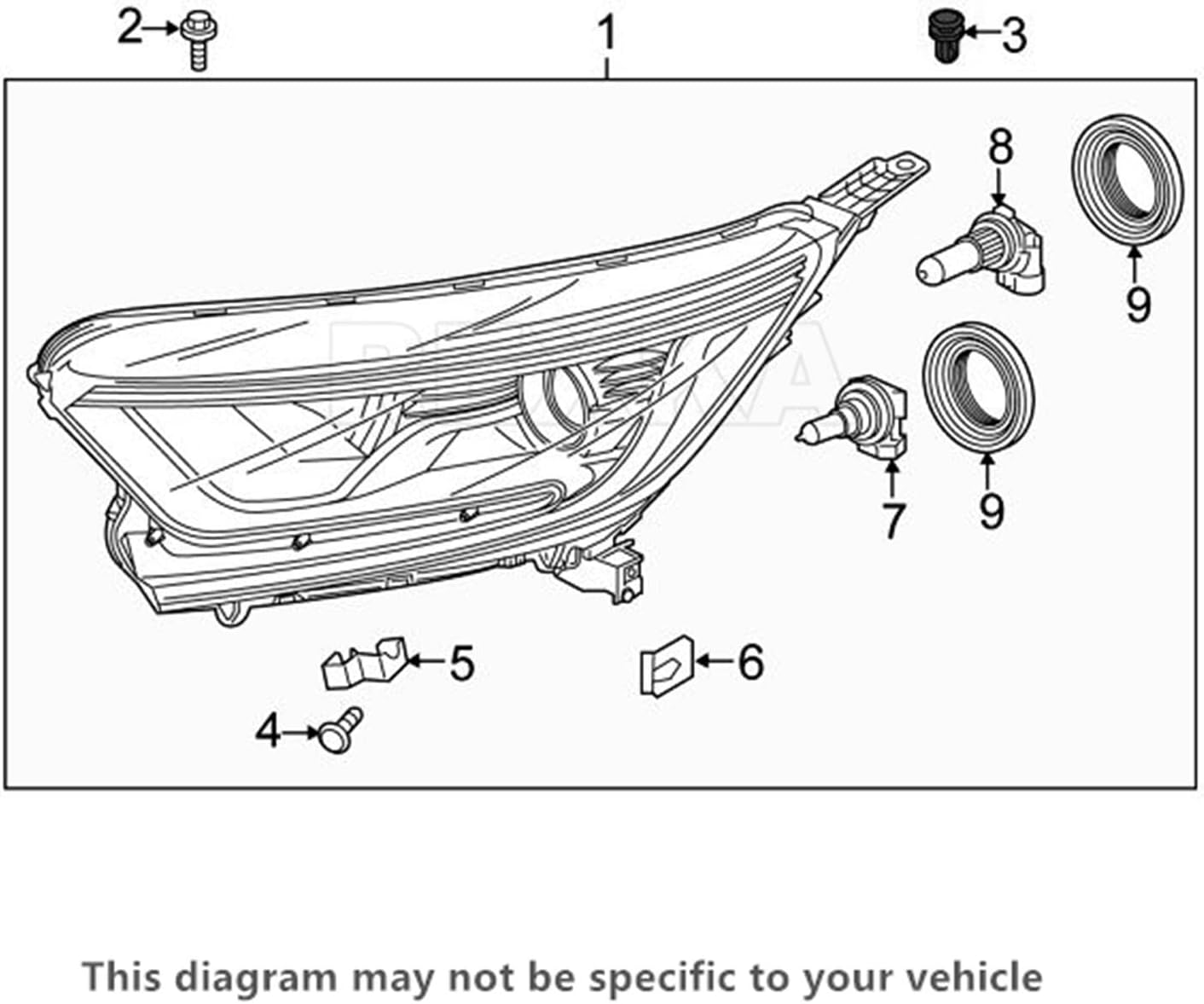 Rexka 20 piece Honda fender liner clips — view 9