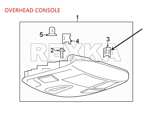 Rexka 20 piece Ford dash panel bezel clips — view 7