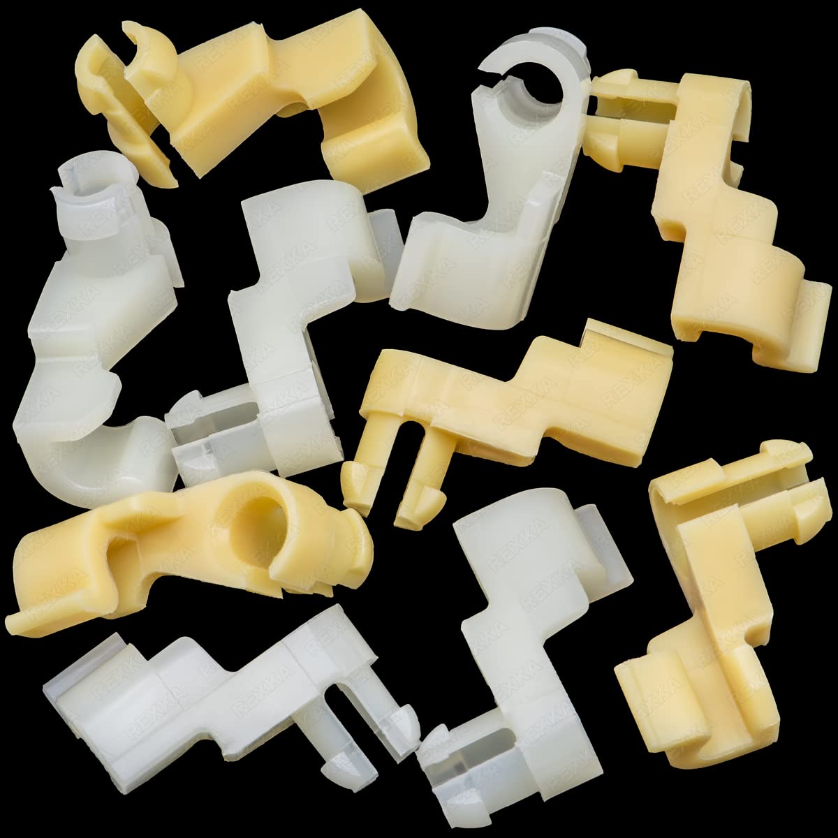 Rexka 5 set Toyota tailgate rod clips — view 2