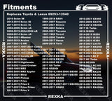 Rexka 5 set Toyota tailgate rod clips — view 6