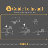 Rexka 5 set Toyota tailgate rod clips — view 7