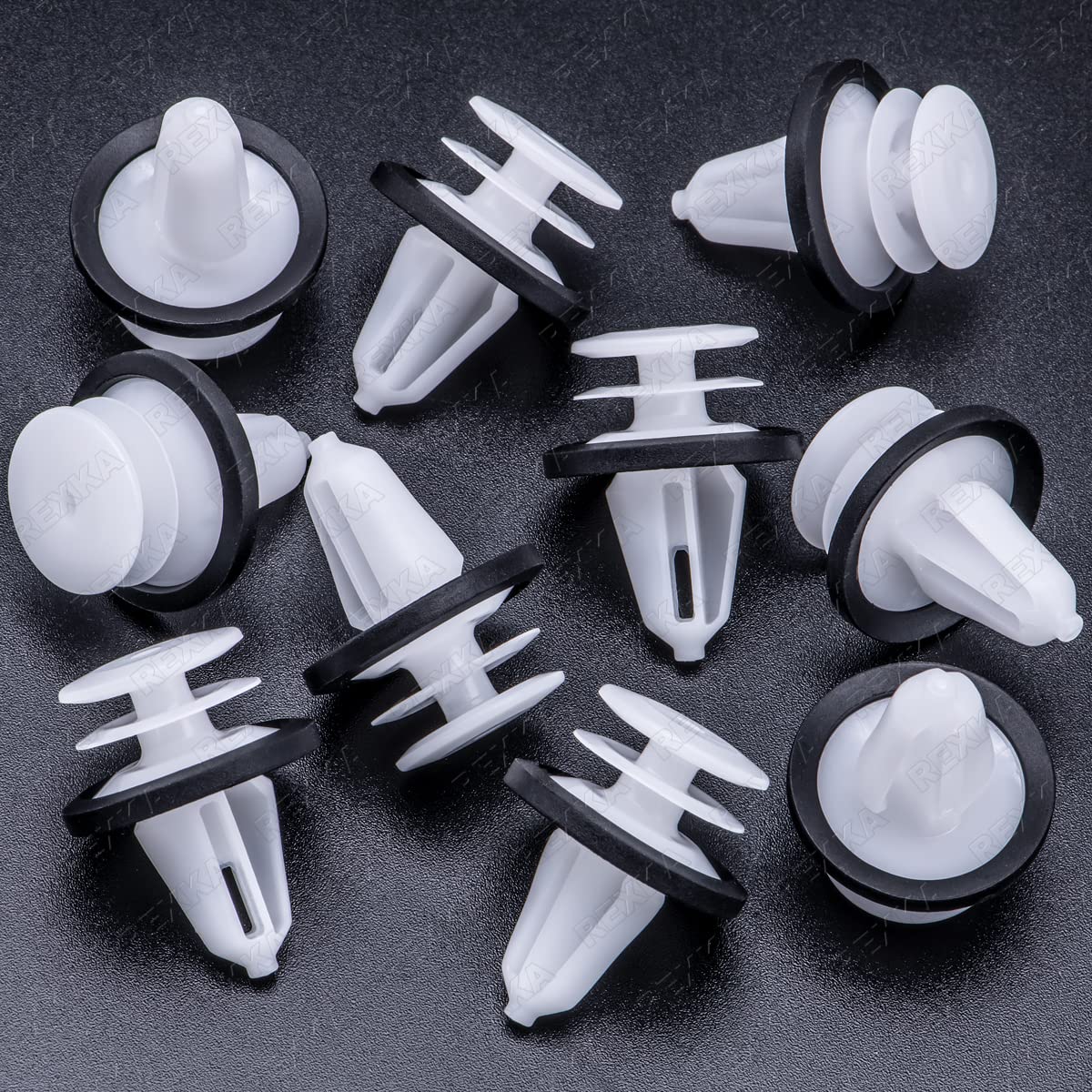 Rexka 10 piece Ford door trim clips — view 2