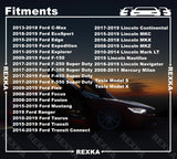 Rexka 10 piece Ford door trim clips — view 4