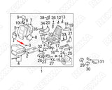 Rexka 10 piece Toyota hood insulation clips — view 7