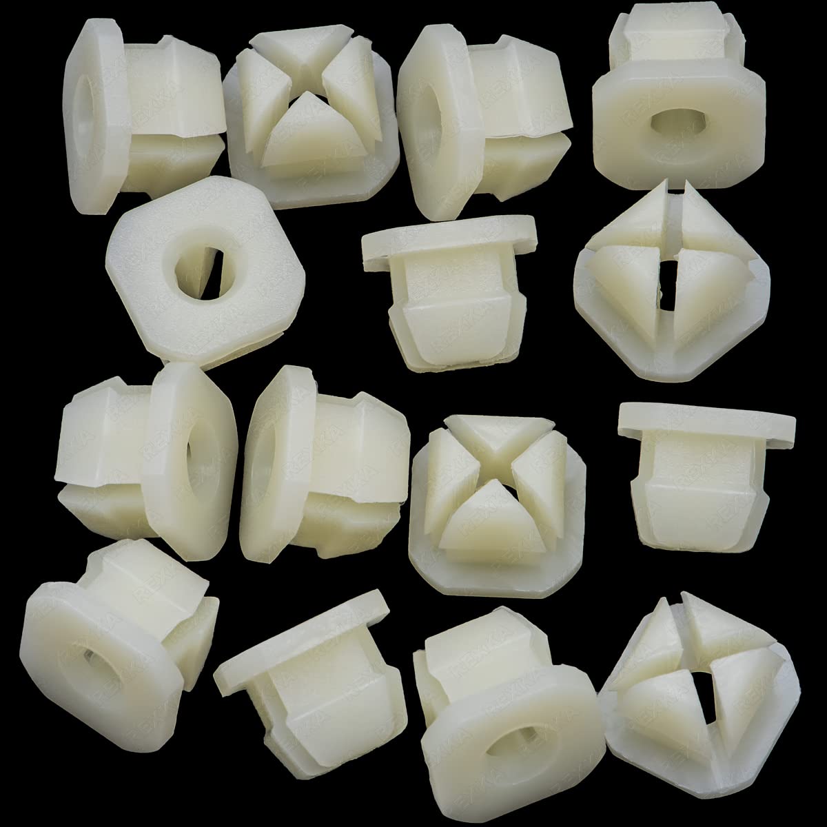 Rexka 15 piece GM grille retainer nuts — view 2