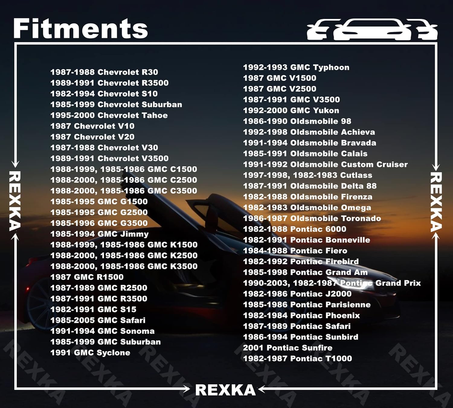 Rexka 15 piece GM grille retainer nuts — view 6
