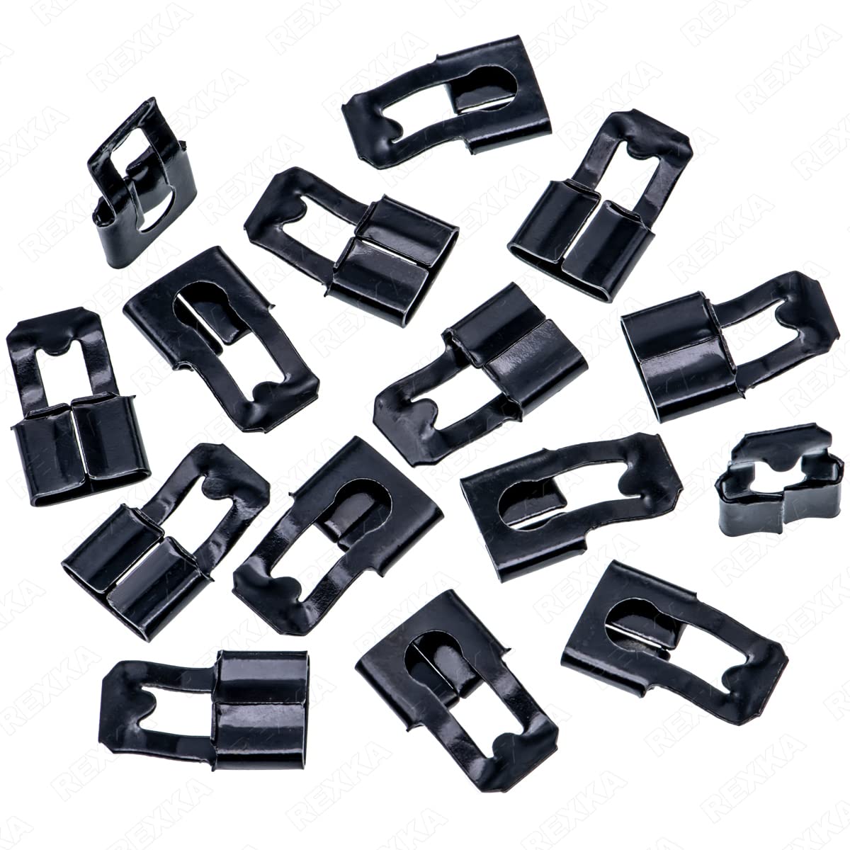 Rexka 15 piece GM door lock rod clips — view 2