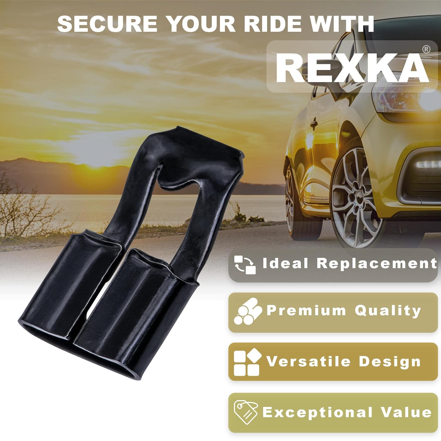 Rexka 15 piece GM door lock rod clips — view 5