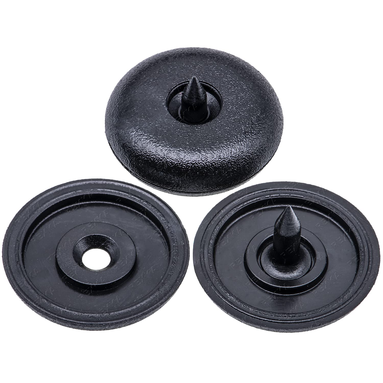 Rexka 2 set BMW seat belt buckle stops — view 2