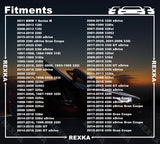 Rexka 2 set BMW seat belt buckle stops — view 3
