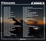 Rexka 2 set BMW seat belt buckle stops — view 5
