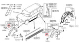 Rexka 10 piece Nissan fender flare clips — view 6