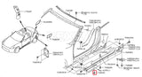 Rexka 20 piece Nissan fender grille clips — view 9