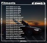 Rexka 15 piece Honda door panel clips — view 4