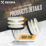 Rexka 20 piece GM Ford door trim clips — view 4