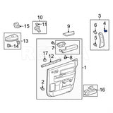 Rexka 10 piece Toyota switch bezel clips — view 6