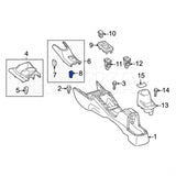 Rexka 10 piece Toyota switch bezel clips — view 7